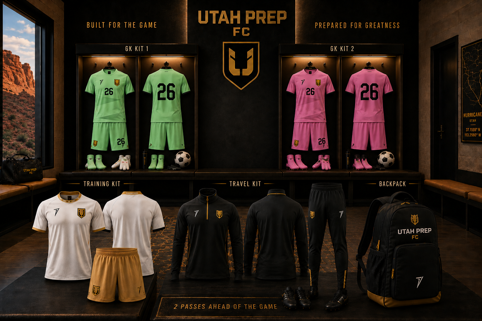 Utah Prep FC Goalkeeper Mandatory Kit