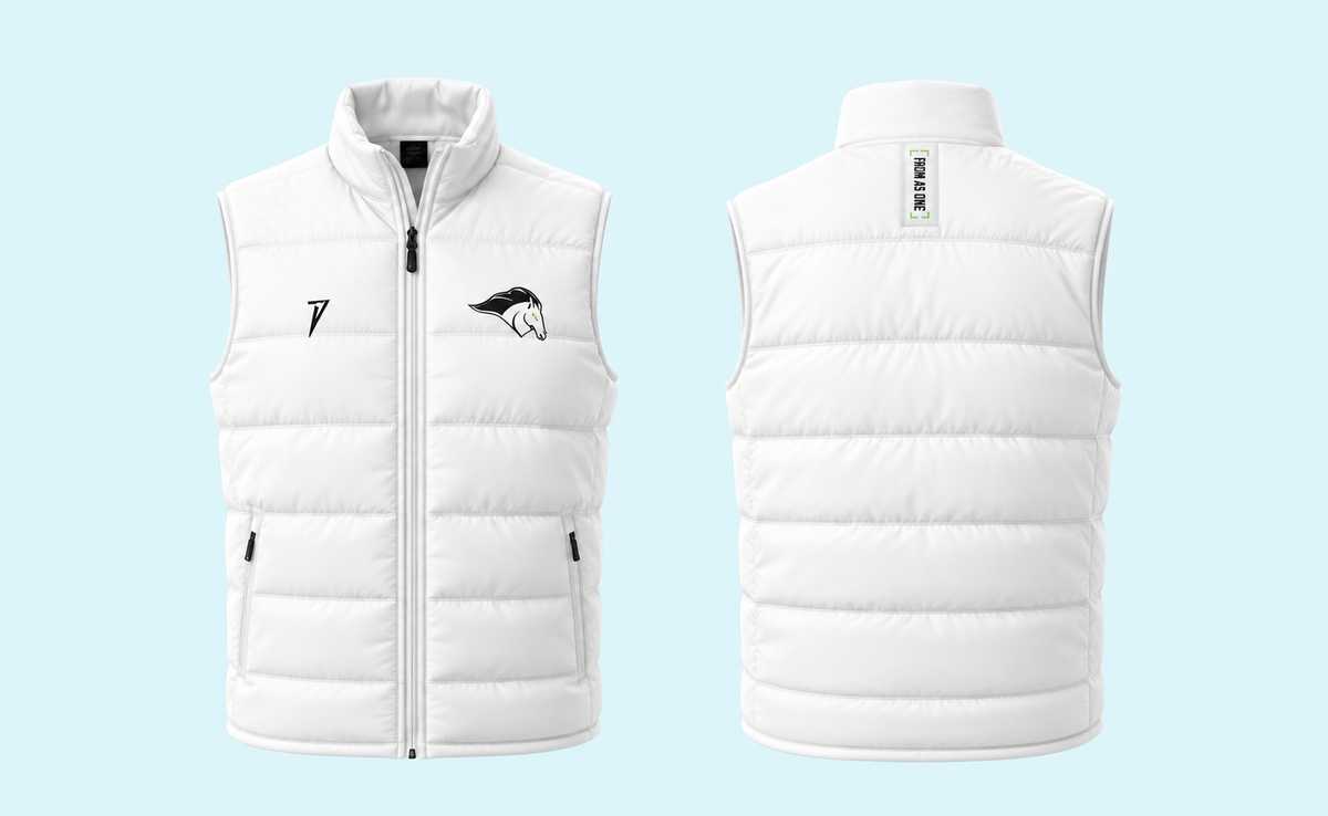 SUNY Morrisville Puffer Vest - White