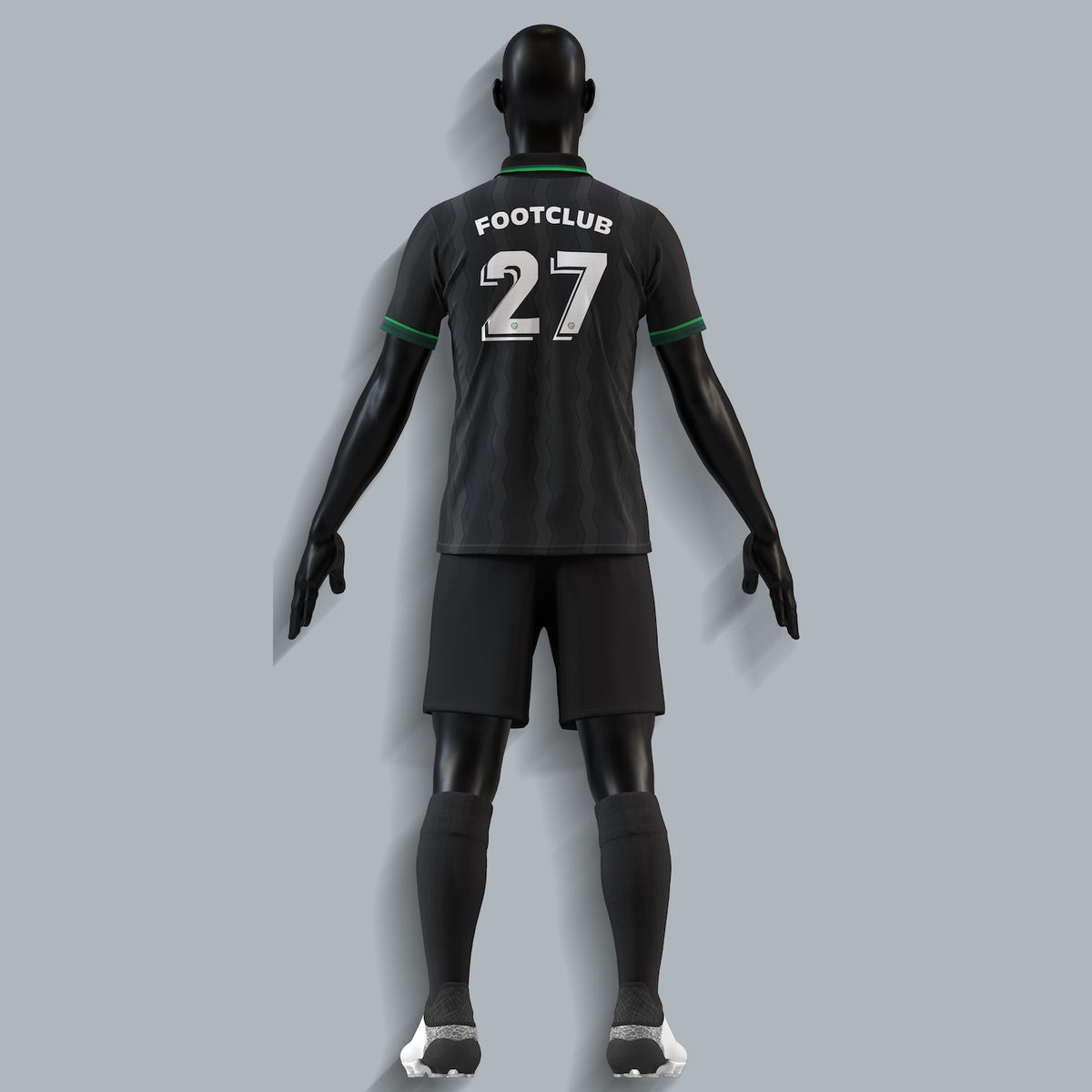 Foot Club full kit, black, back