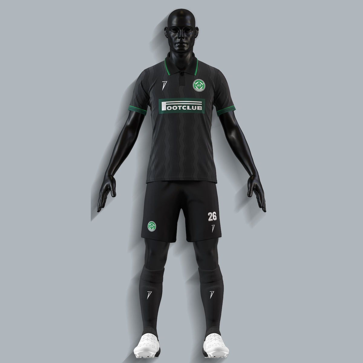 Foot Club full kit, black, front
