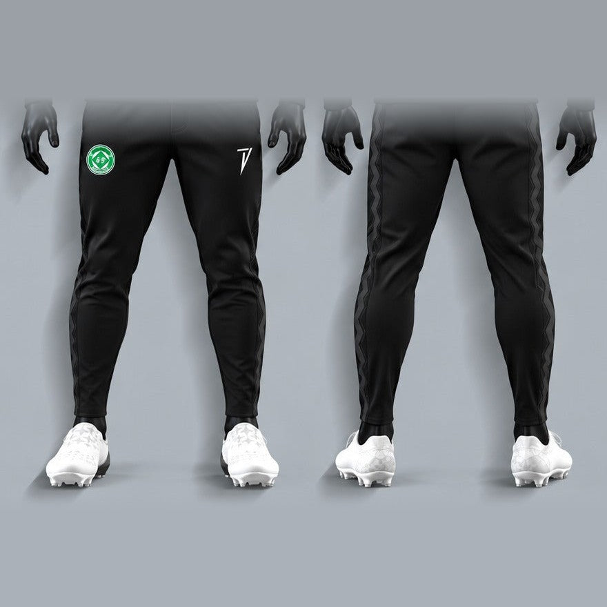 Foot Club training pant, front and back