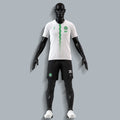 Foot Club training shirt, white, front